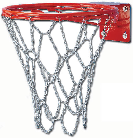 Gared Double Rim Steel Chain Basketball Net