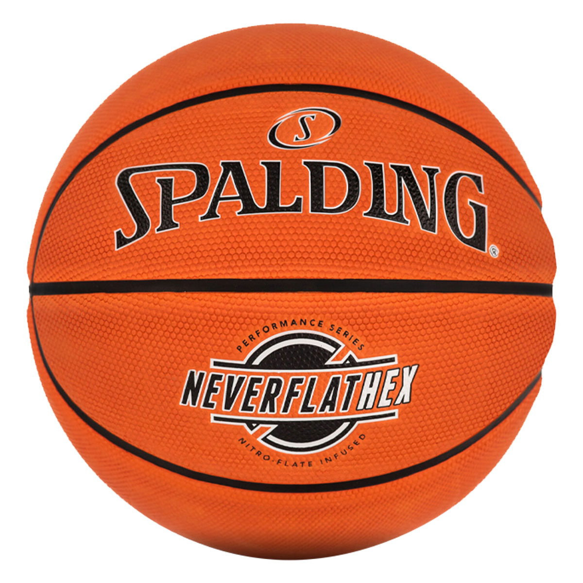 Spalding NEVERFLAT® Hexagrip 29.5" Official Basketball