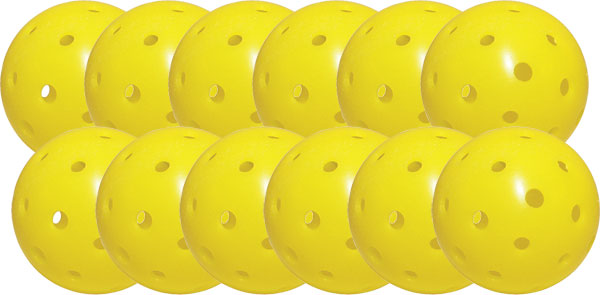 Dozen Yellow Pickle Balls