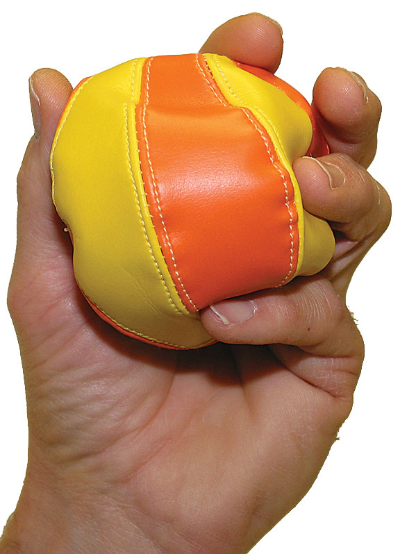 Vinyl Bean Bag Ball pack of 6 orange/yellow