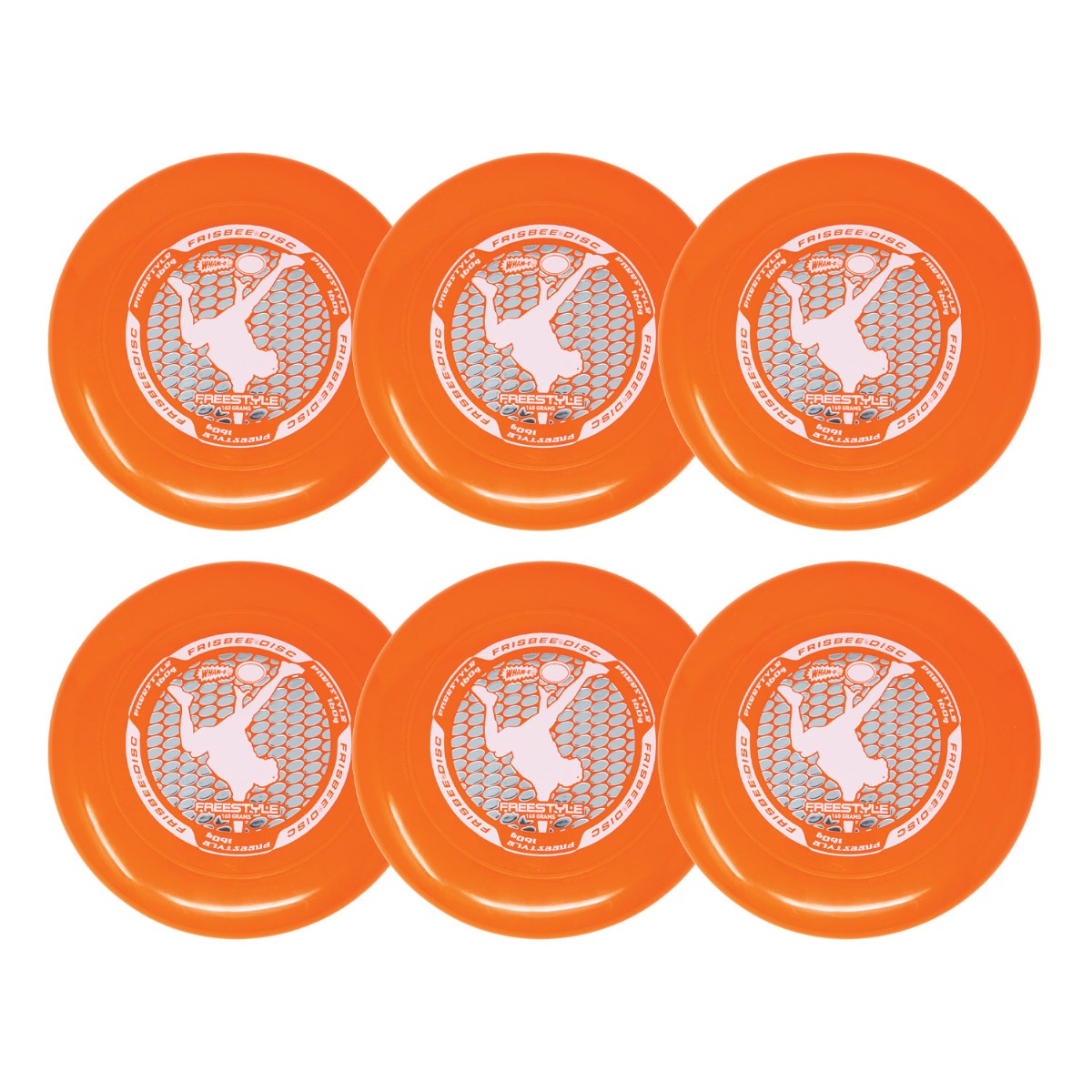 Wham-O 160g Frisbees (pack of 6)