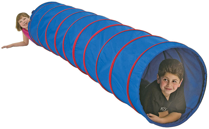 9'L x 22" Tunnel (blue w/ red)