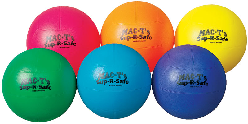 Sup-R-Safe 7" Volleyball 6-Color Set