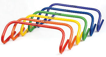 6" Speed Hurdles 6 Color Set w/ Bag