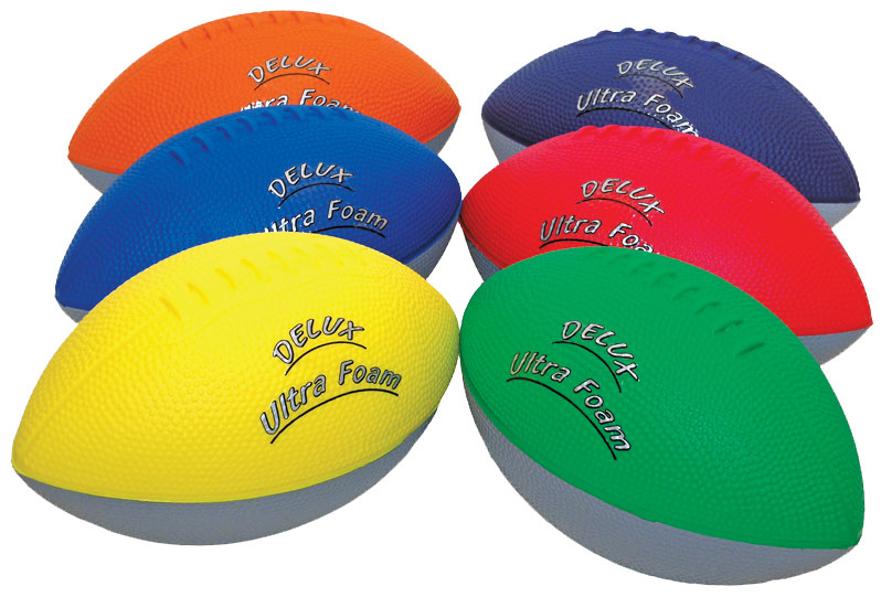 Delux Ultra Foam Football Set of 6