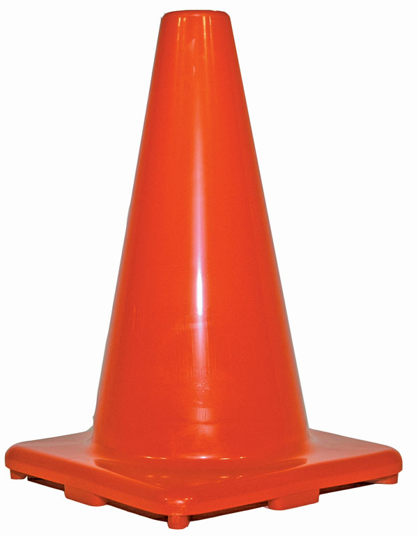 Orange 12" Vinyl Cone