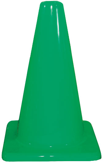 Green 12" Vinyl Cone
