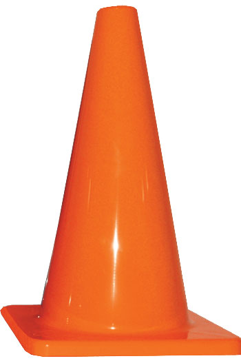 Orange 18" Vinyl Cone