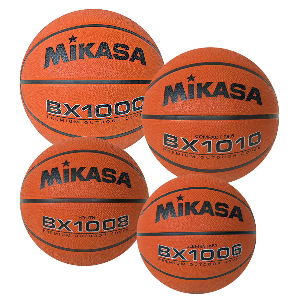 Mikasa Rubber Basketballs