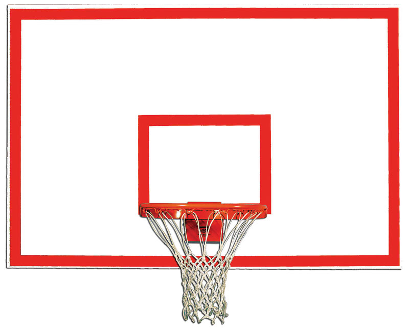 Gared 42" x 72" Steel Basketball Backboard