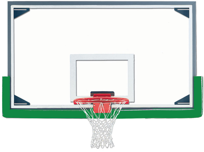 Gared Aluminum-Framed 42" Glass Backboard Basketball Package