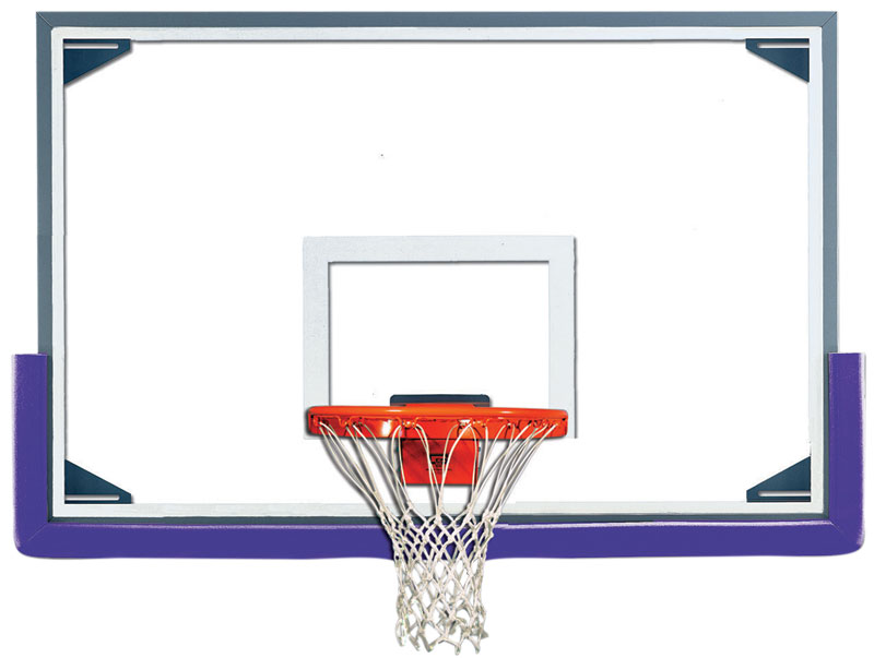 Gared Aluminum-Framed 48" Glass Basketball Backboard