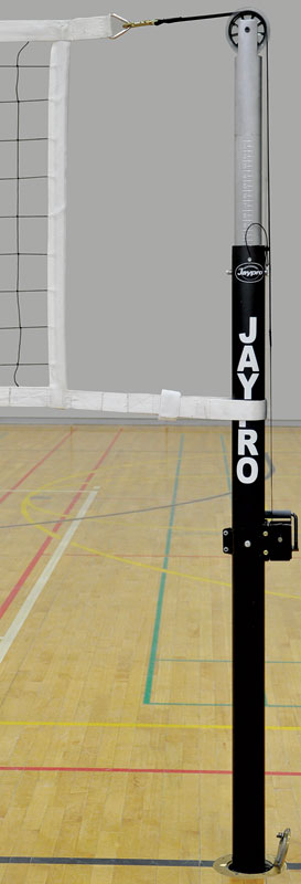 Complete Black Jaypro Featherlite Volleyball System