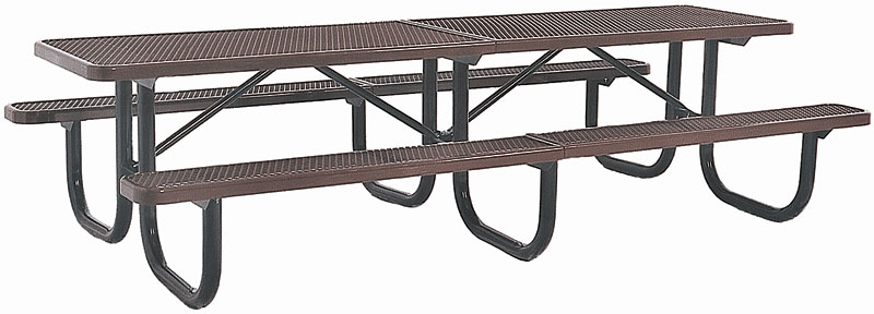 12' Shelter Picnic Table - Perforated