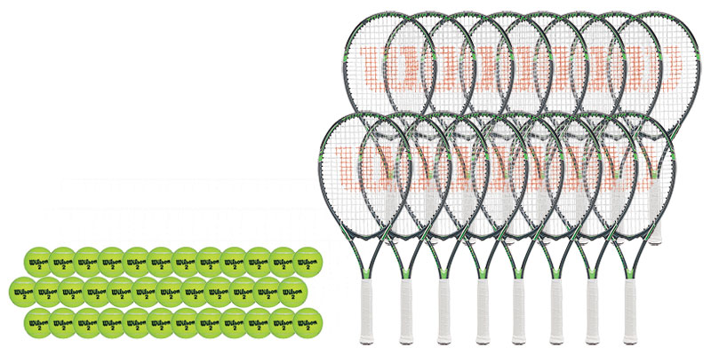 4-court High School Tennis Free Wheelin' Class Pack