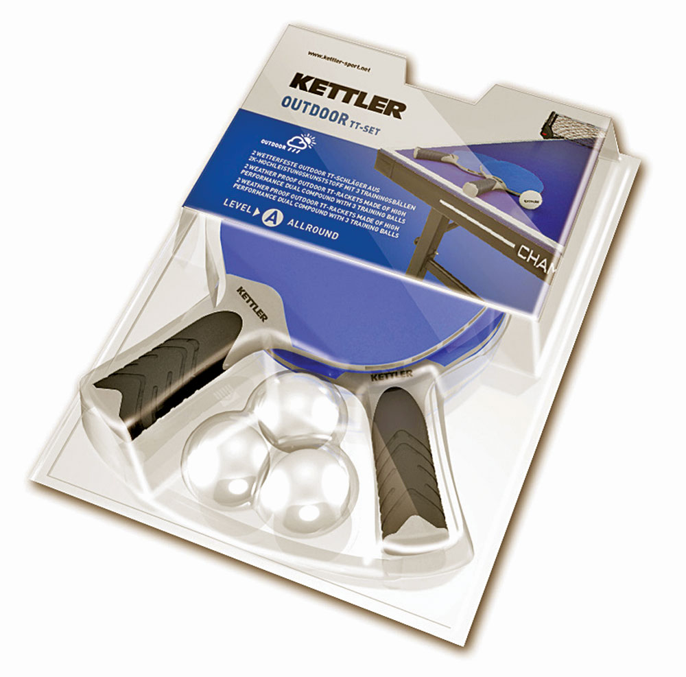 Kettler HALO™ 5.0 Outdoor TT Racquet 2-player Set