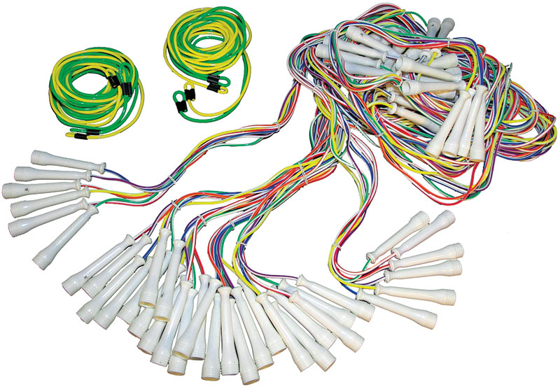 Kit includes 38 ropes of 4 sizes (7' = 1 set; 8' = 4 sets; 9' = 1 set; 16' = 2 each)