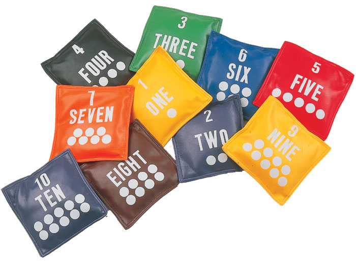 Numbered Bean Bag Set
