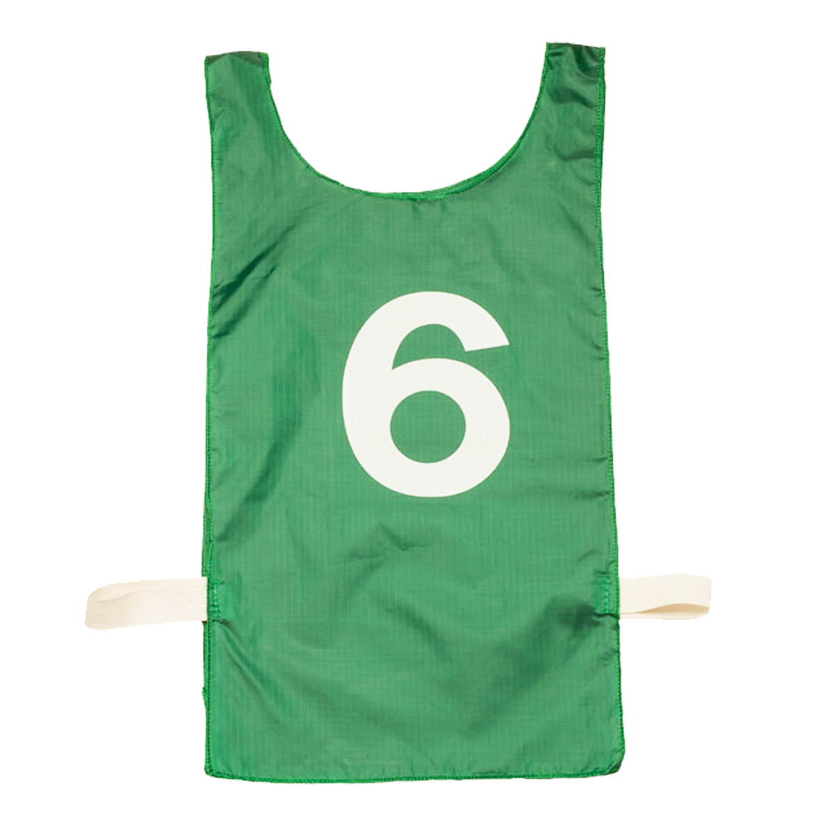 Green Nylon Pinnies w/ Numbers