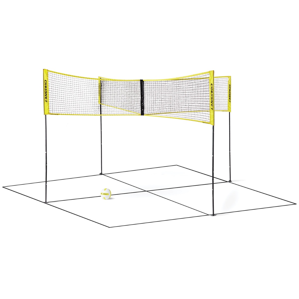 CROSSNET™ Four Way Volleyball Set 