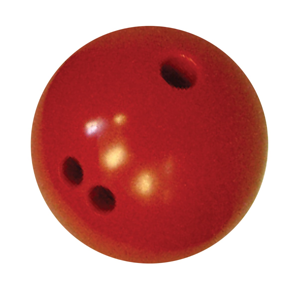 3 lb Red Rubberized Plastic Bowling Ball