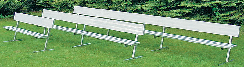 21'L Surface-Mounted Unpainted Bench