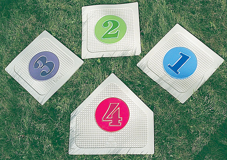 Big Bases White w/ Numbers