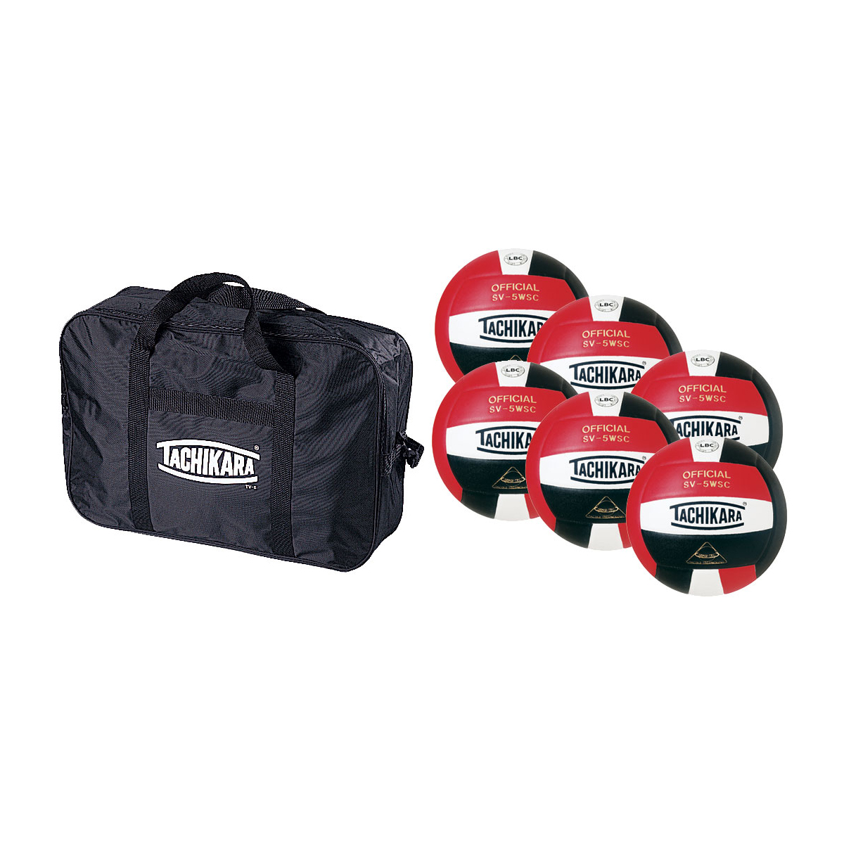 Tachikara SV5WSC Black Volleyball Pack III