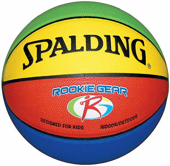Rookie Gear 4-color Rubber 27.5" Junior Basketball