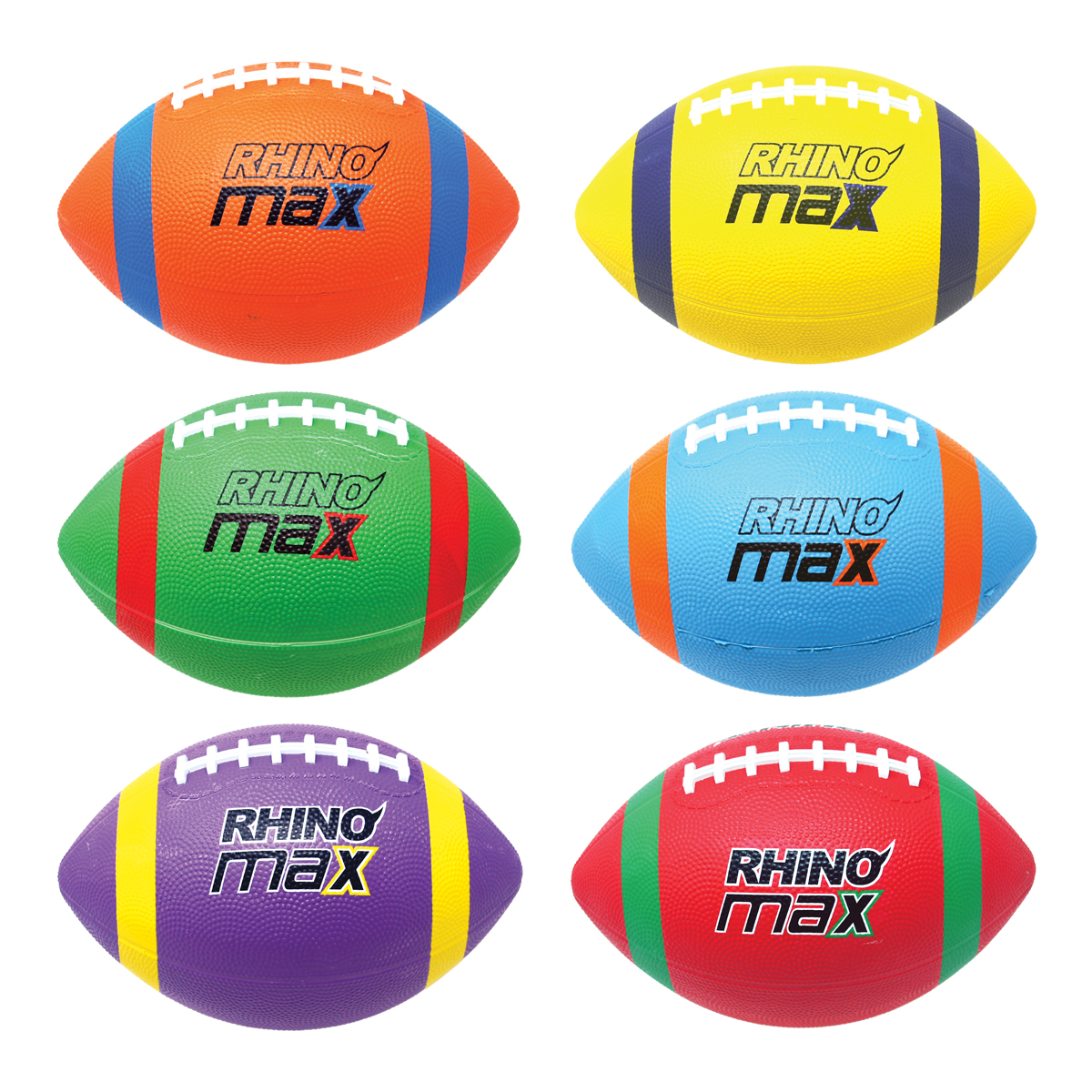 Rhino Max Footballs Set of 6