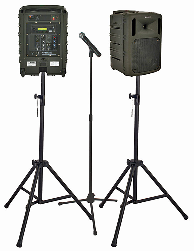Premium & Platinum Packages include SW800 & companion speaker, 2 tripods, and a mic stand.
