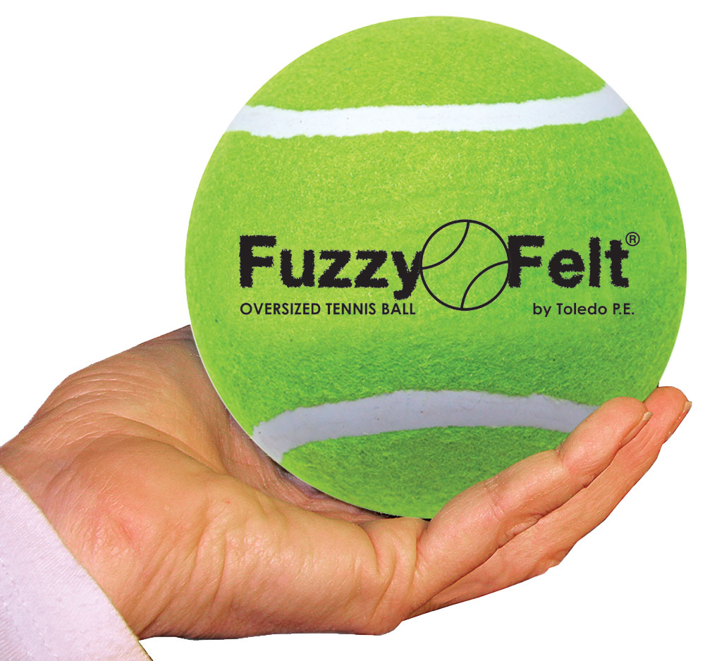Oversized Tennis Balls with felt covers