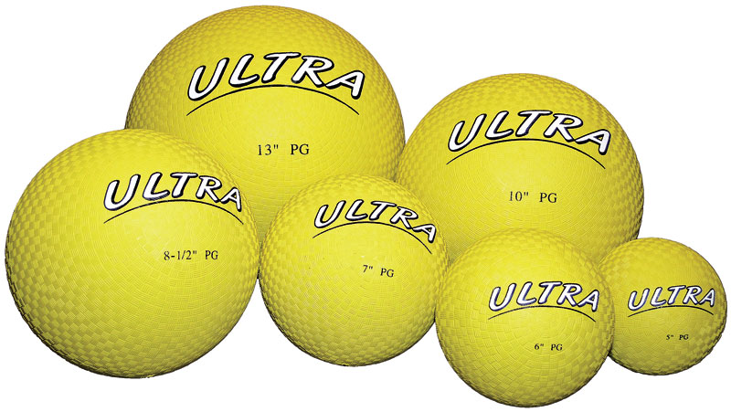 Ultra Yellow Playground Balls (Multiple Sizes)
