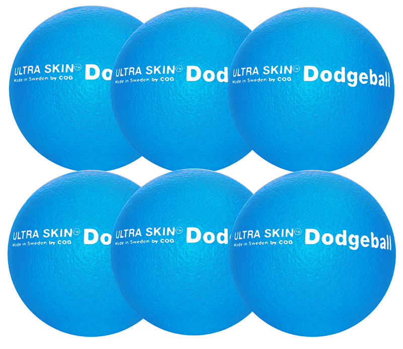 Neon Blue Ultra Skin Foam Dodgeballs