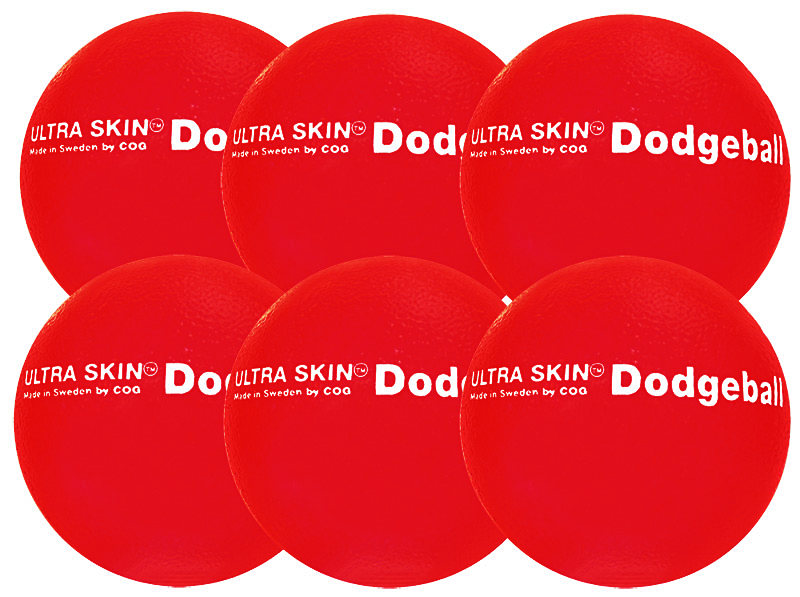 Neon Red Ultra Skin Foam Dodgeballs