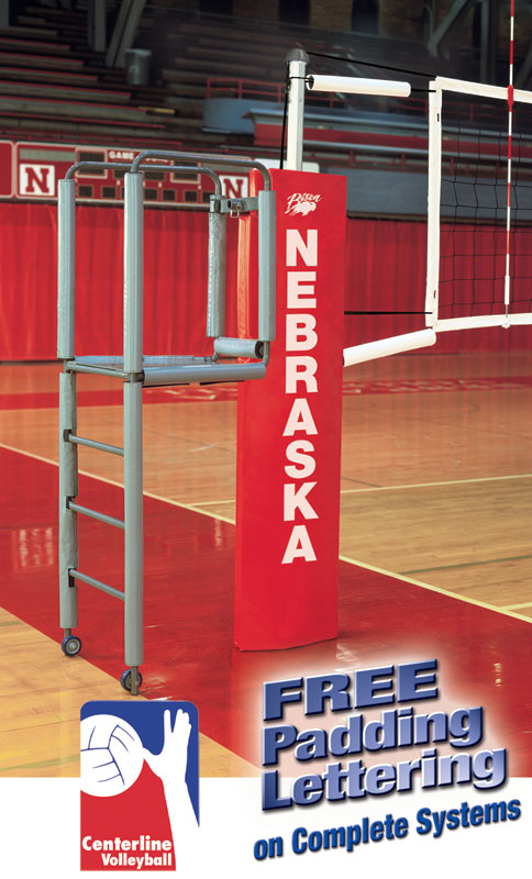 Complete Bison Side-by-Side 3 Post Volleyball System