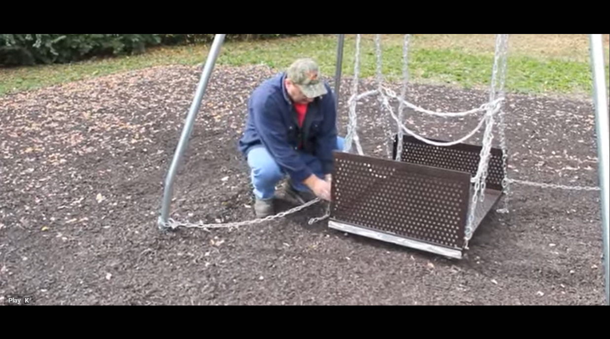 How to safely use the wheelchair platform swing from SportsPlay