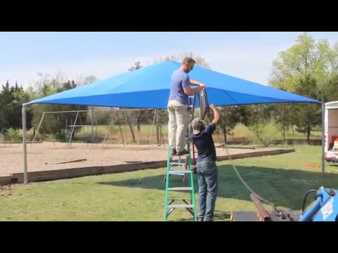 18' x 20' Green Shade Structure